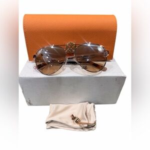 Tory Burch Aviator Sunglasses - TY6070 New